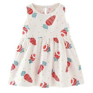 NEW lightweight vegetable carrot  Dress